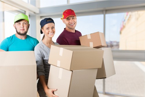 Organised packing supplies used for moving services in Cricklewood