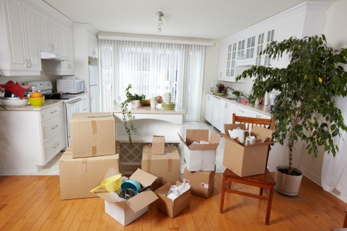 Packing boxes for a Cricklewood house move