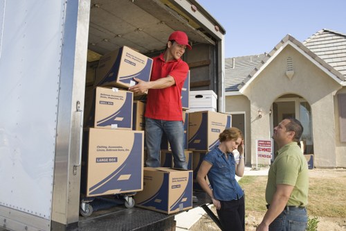 Packing boxes and furniture for small removals in Cricklewood