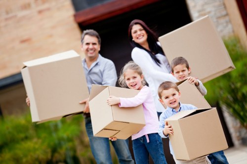 Renovation items placed safely in storage in Cricklewood