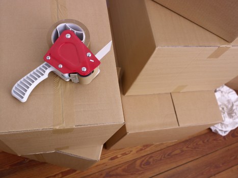 Sorting cardboard and packaging materials for recycling in storage operations